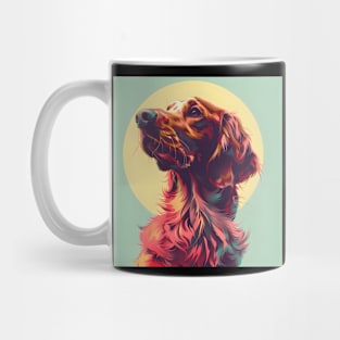 Retro Irish Setter: Pastel Pup Revival Mug